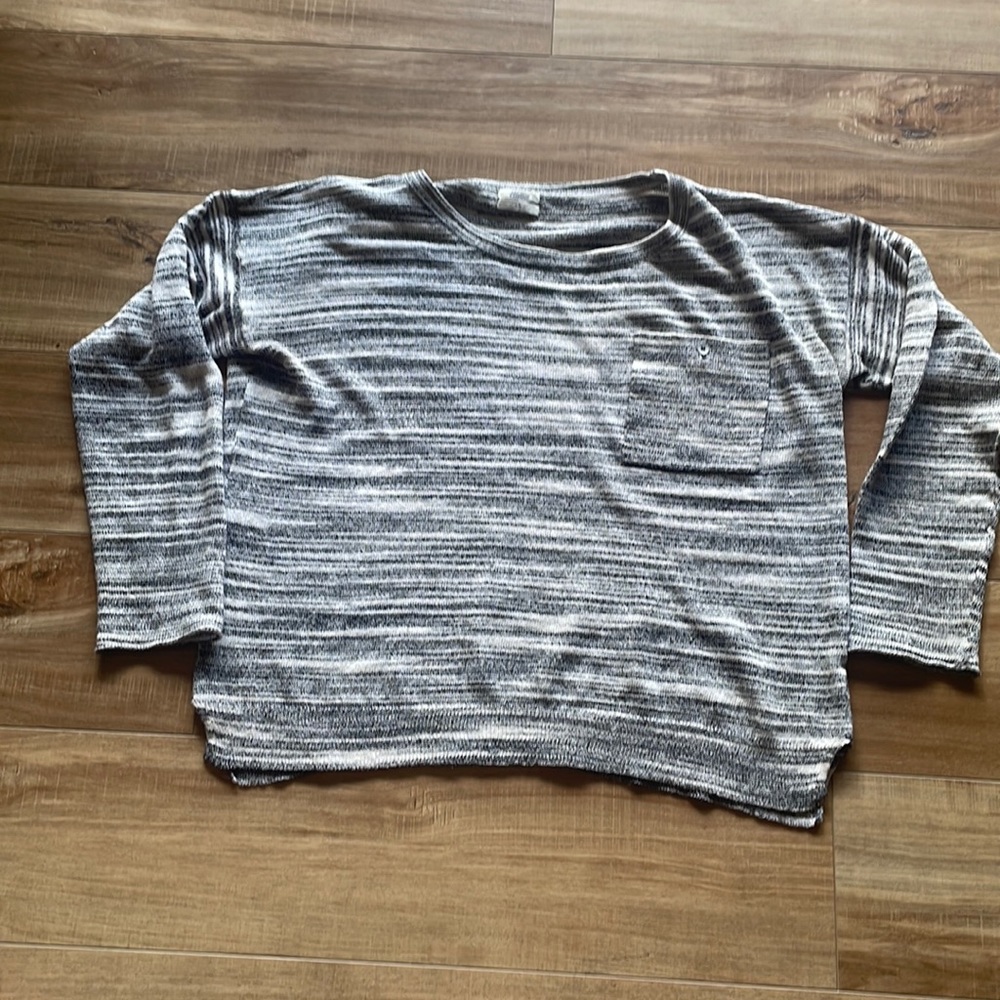 Madewell Wallace Grey Lightweight Sweater